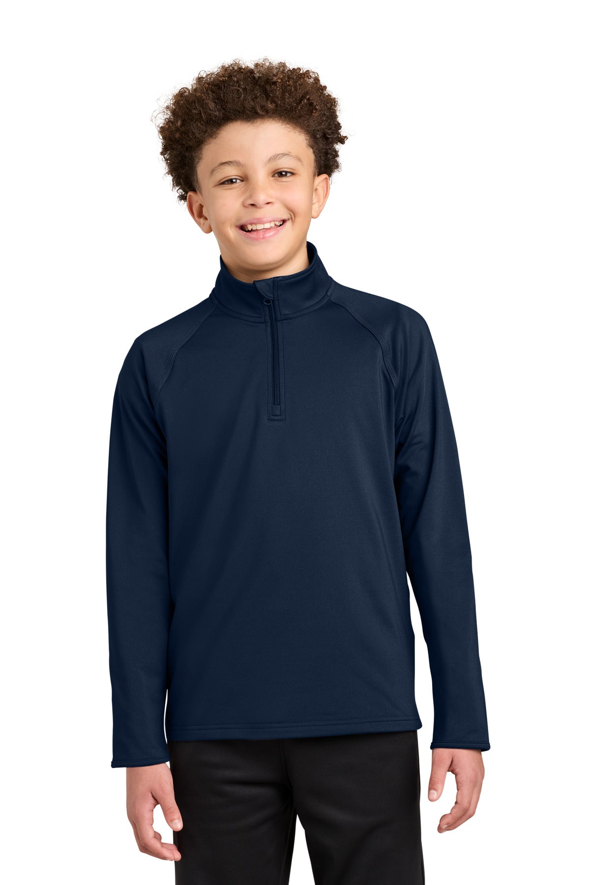 Sport-Tek® Youth Sport-Wick® Stretch 1/4-Zip Pullover YST850