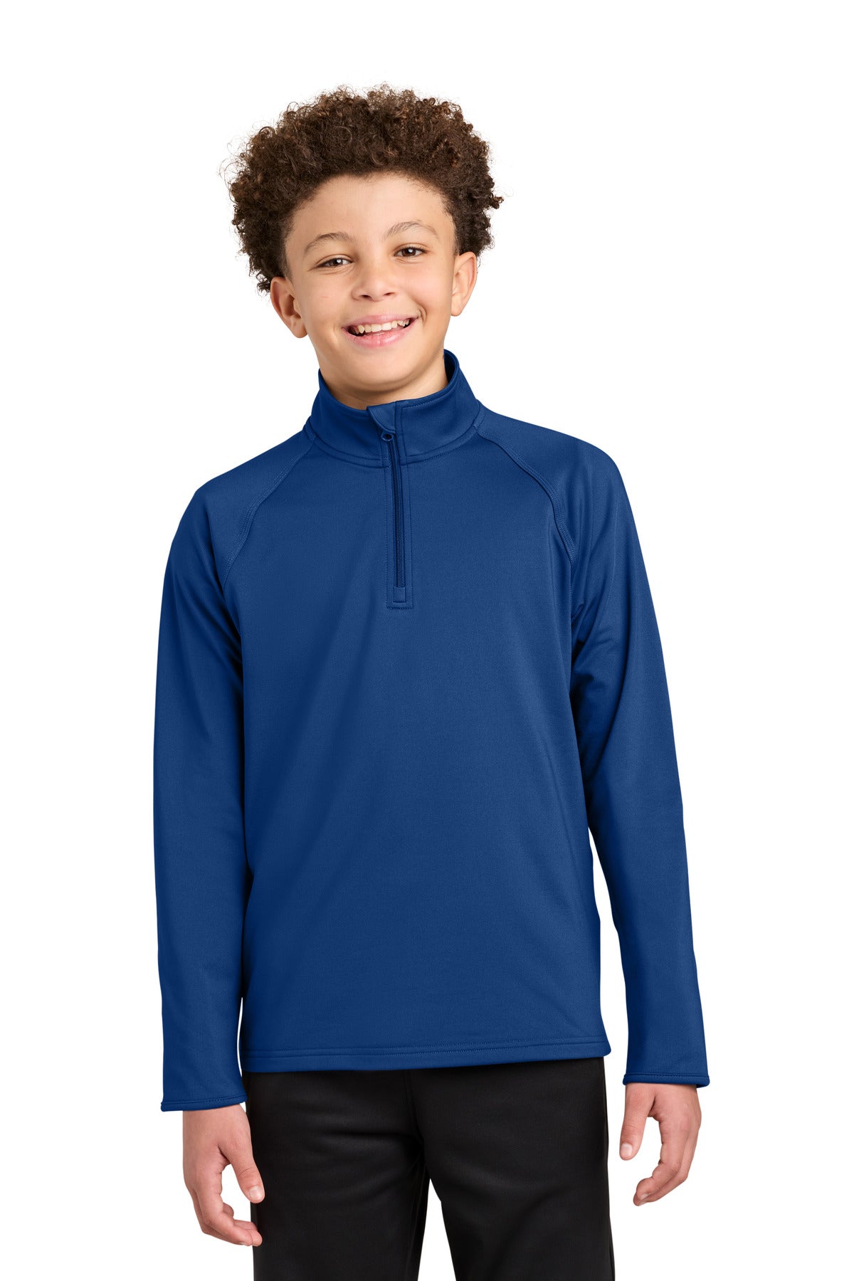 Sport-Tek® Youth Sport-Wick® Stretch 1/4-Zip Pullover YST850